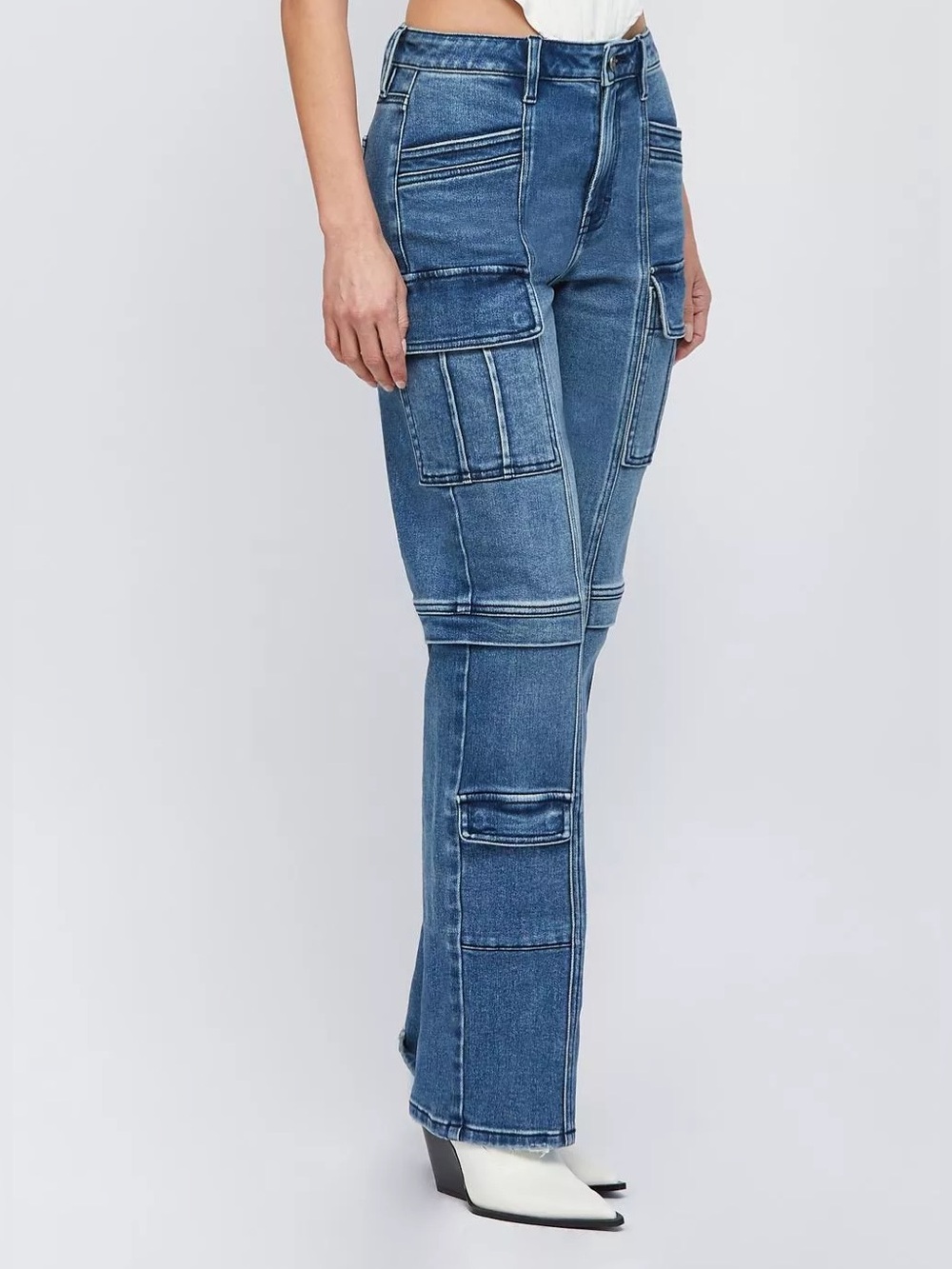 HIDDEN Cargo Straight Leg Jeans